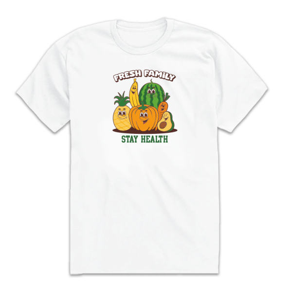 Тениска с цветен принт FRESH FAMILY Тениска с цветен принт FRESH FAMILY